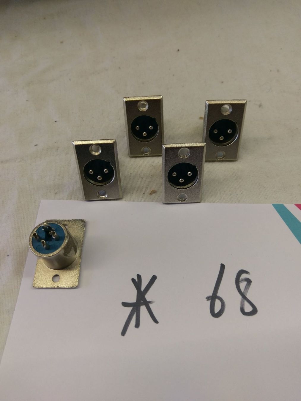 Kabel: 3Pol XLR Einbau stecker (*68) – Neu (gemäss Beschreibung) aus Däniken SO von Profog1