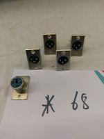 3Pol XLR Einbau stecker (*68)