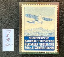 Flugpostvorläufer V* ungebraucht Herisau, guter Zustand