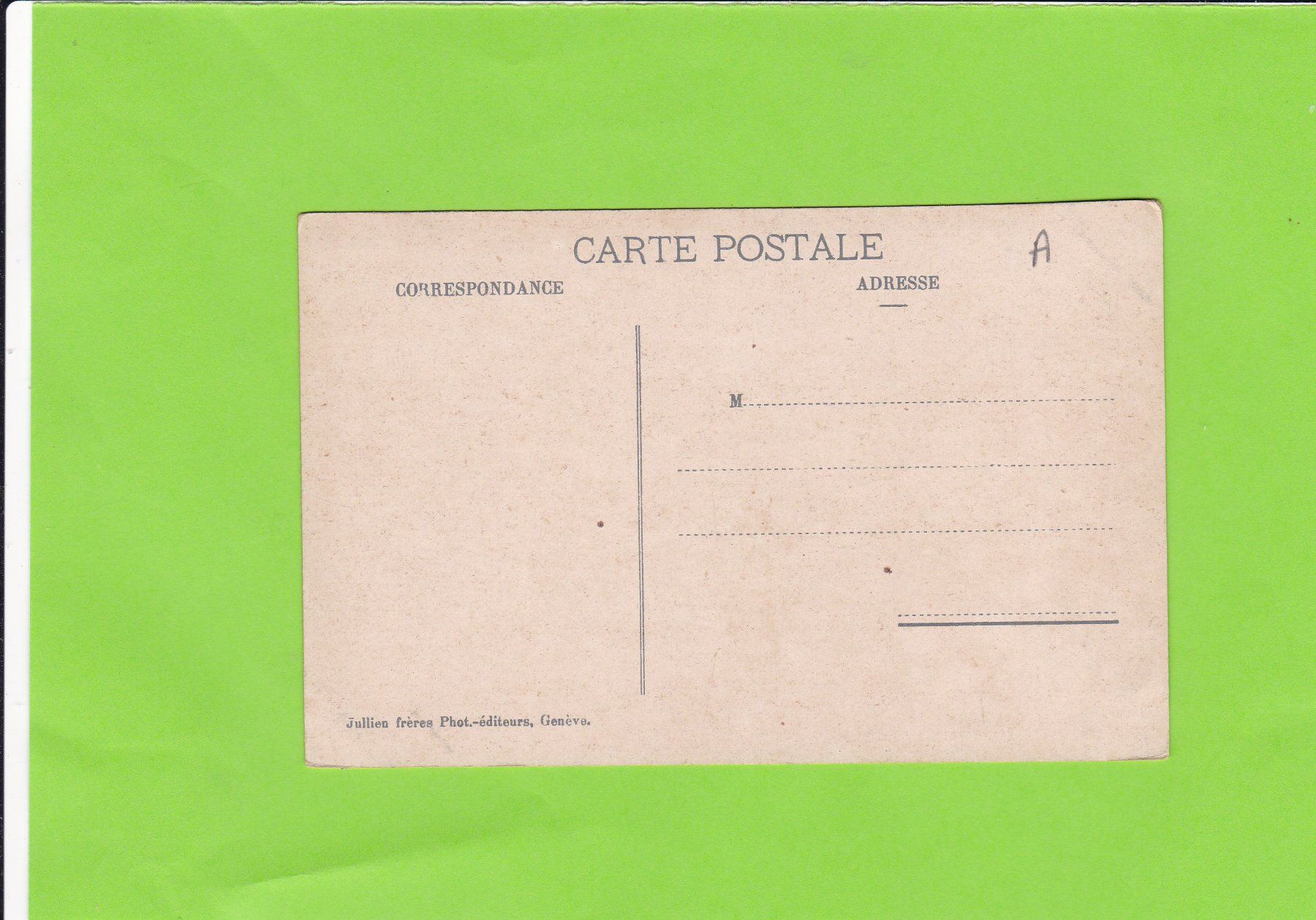 Cartoline postali: Genève-Promenade – Usato da St. Peterzell venduto da neckertal 1