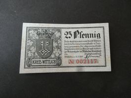 Dt. Reich, Wittlich  - Notgeldschein