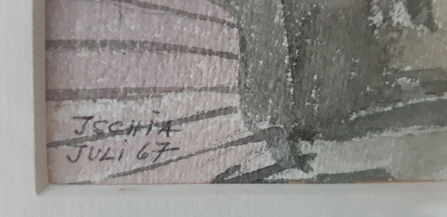 Gemälde: ISCHIA  -  Aquarell  -  Juli 67  -  H.G.Lüscher – Gebraucht aus Tagelswangen von BrigittaC01 2