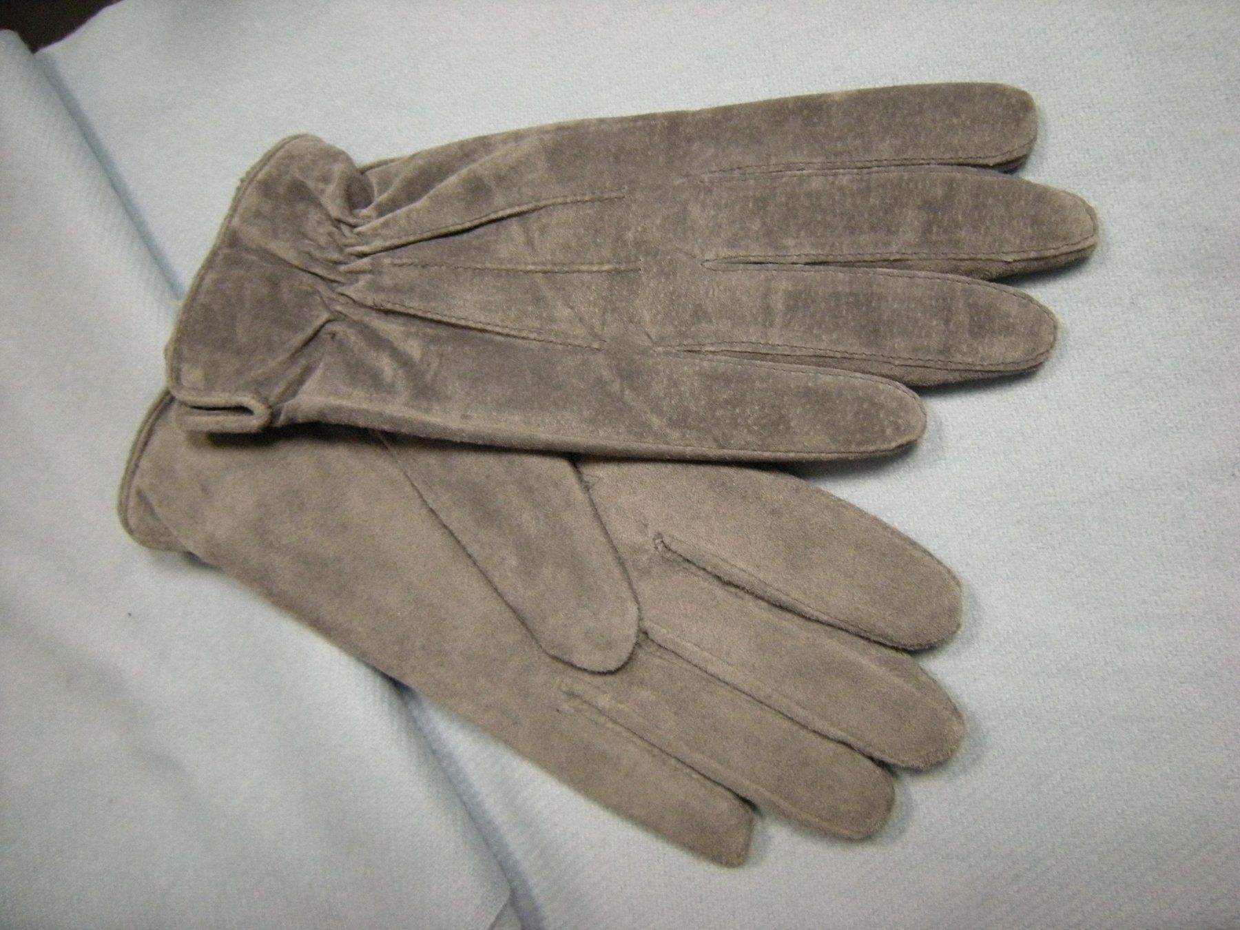 Guanti & manicotti: Echt Rauh Leder Handschuhe Gr. S/M grau – Nuovo e nell'imballaggio originale da Holziken venduto da Rupe 2