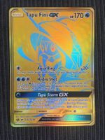 Pokemon Tapu Fini GX Shiny Gold Hidden Fates mint