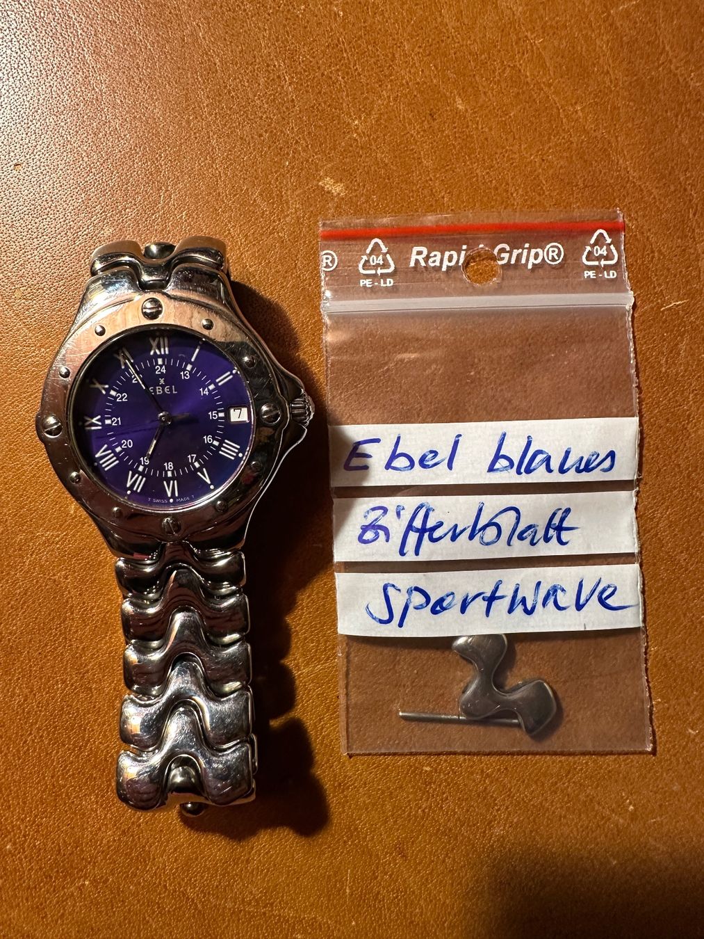 Ebel Orologi: Ebel Sportwave vintage original – Usato da Madetswil venduto da Steppenwolf. 9