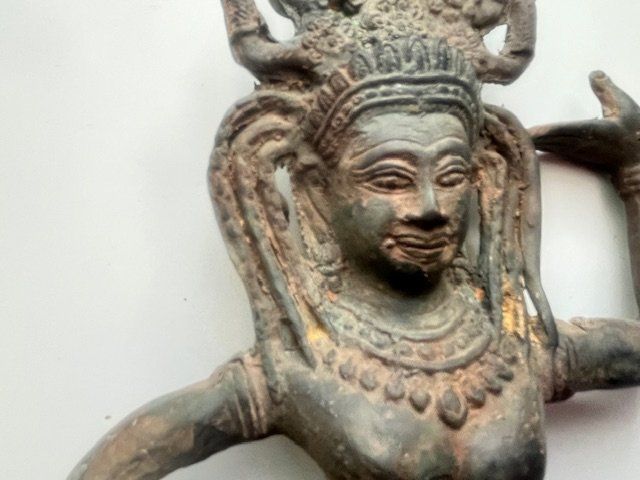 Statuette: Antike Metallfigur - Thailändischer Tänzer – Usato da Romanshorn venduto da Knut4 4