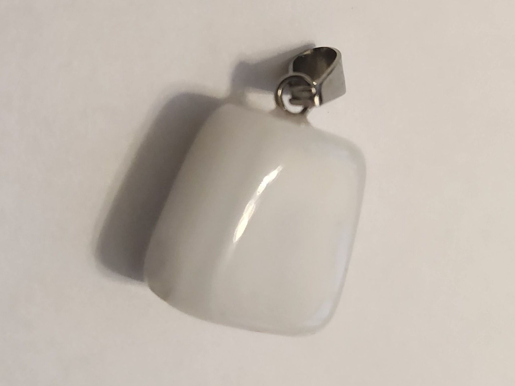 Anhänger: Pendentif pierre de lune blanche élégante – Neu (gemäss Beschreibung) aus Territet von Cenh 2