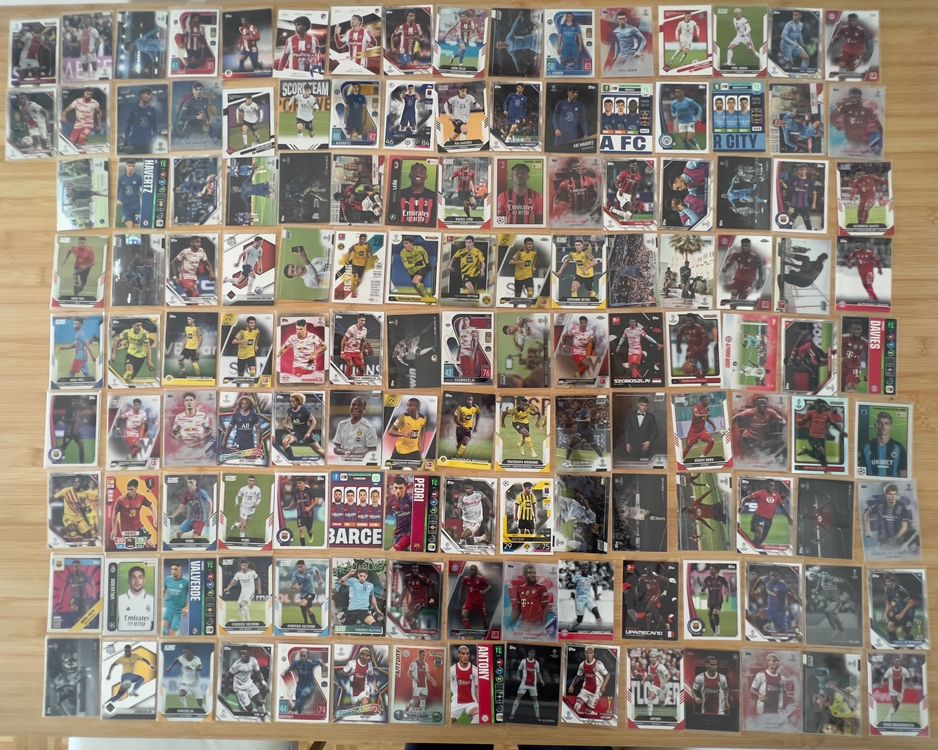 Rookie Set von Topps und Panini, diverse Serien, 137 Karten (Gebraucht ...