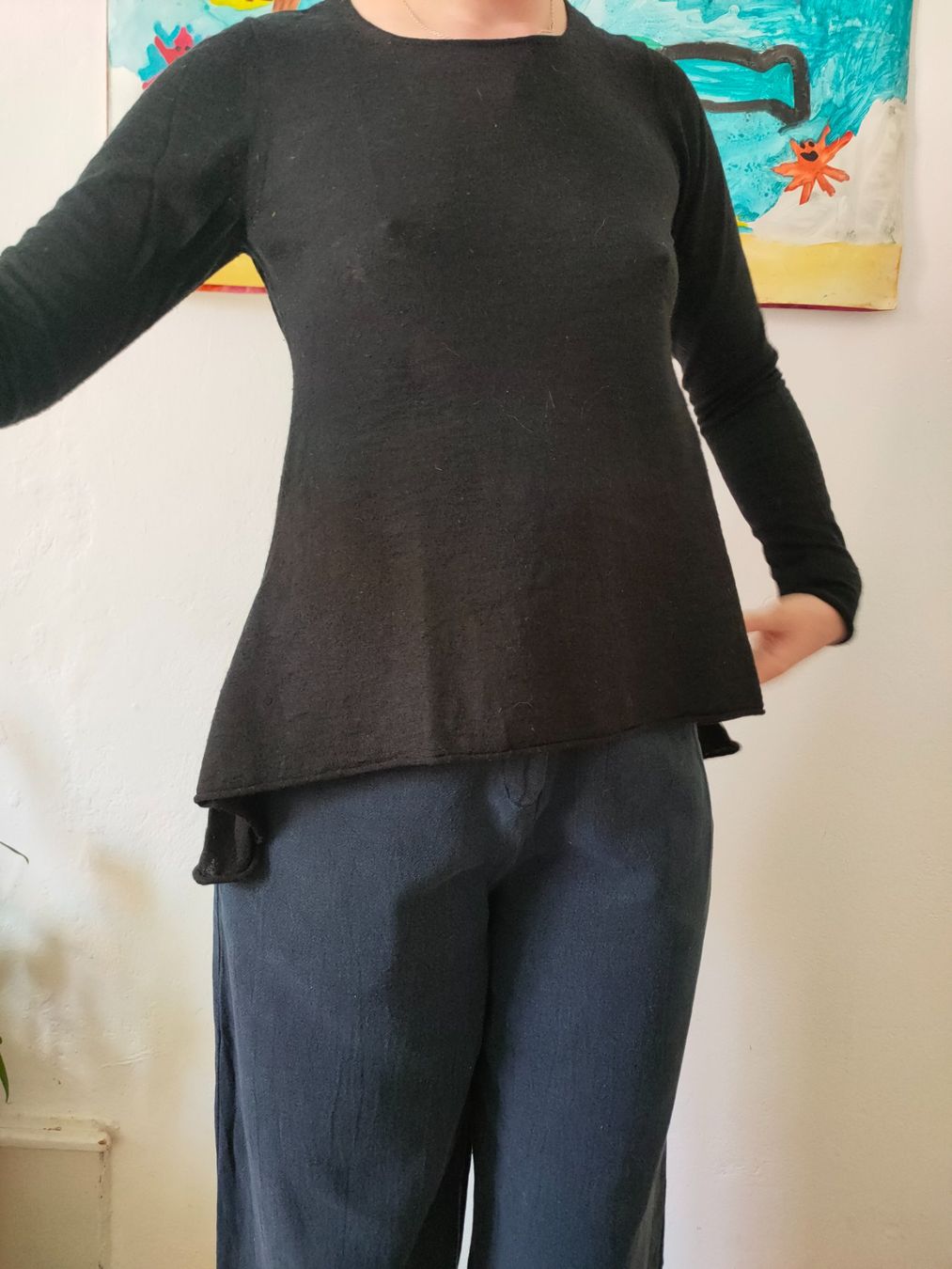 Top: Pull noir — Barbara Lang – Usato da Bern venduto da ale_jb88