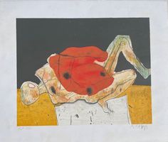 AUGUST STIMPFL LITHOGRAPHIE SIGNIERT NUMMERIERT