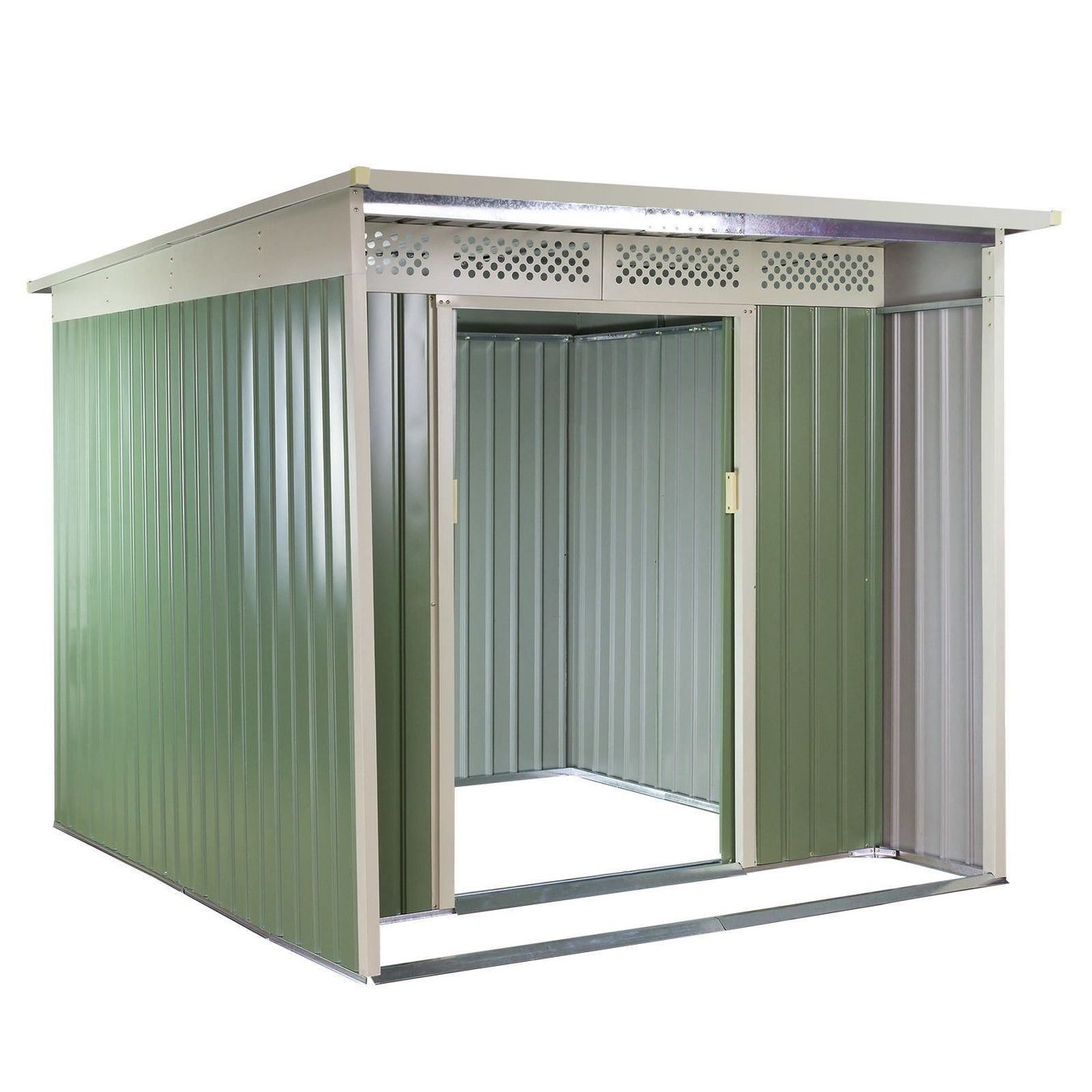 Gartenhäuser & Gewächshäuser: Metall Gerätehaus mit Kleine Veranda – Neu und originalverpackt aus Bottighofen von zaap 1