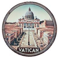 VATIKAN / VATICAN -   Blechschild  (neu/OVP)