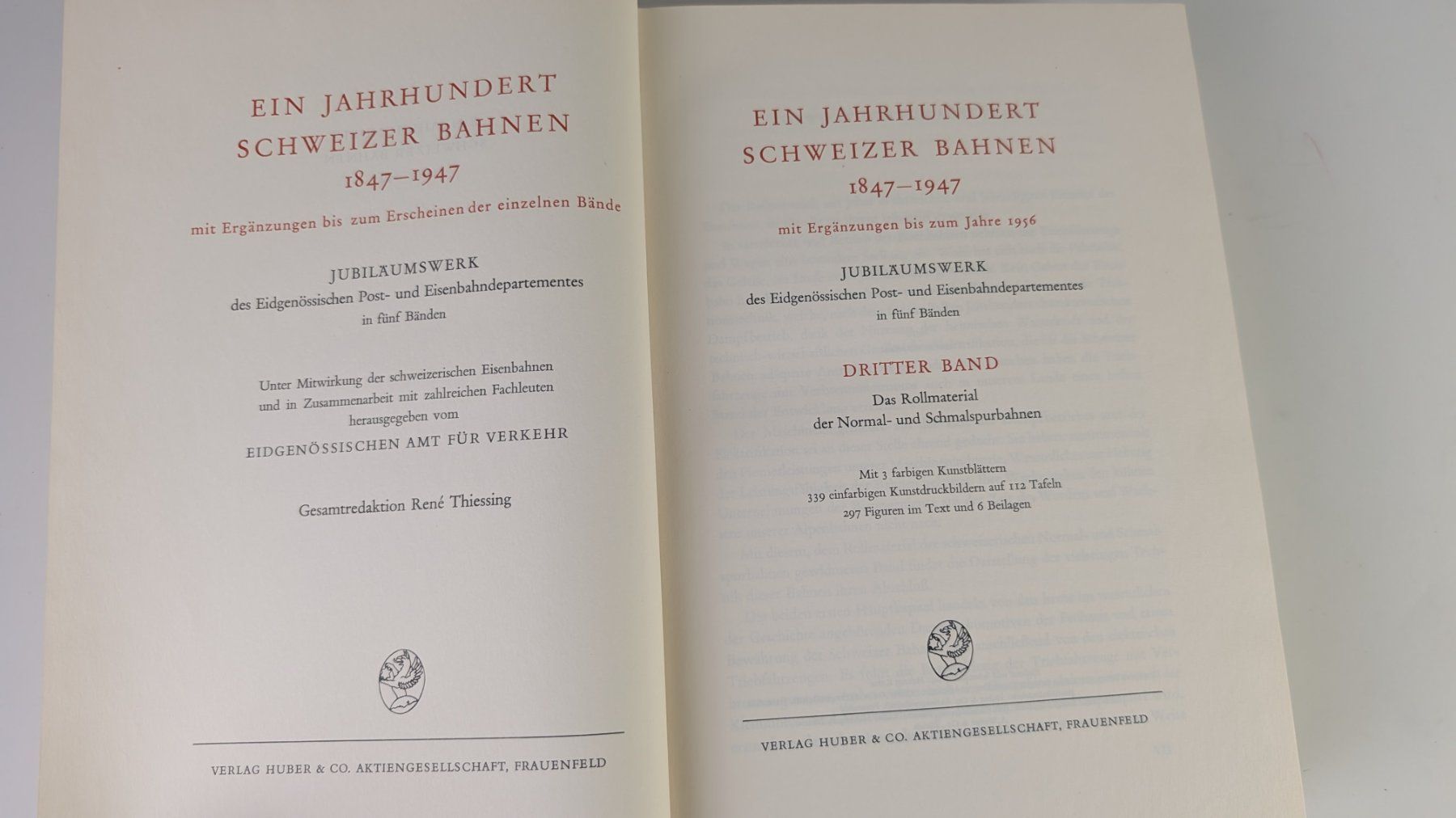 Libri: Ein Jahrhundert Schweizer Bahnen 1847-1947, Bnd.3, Thiessing – Usato da Zürich venduto da axolottchen 4
