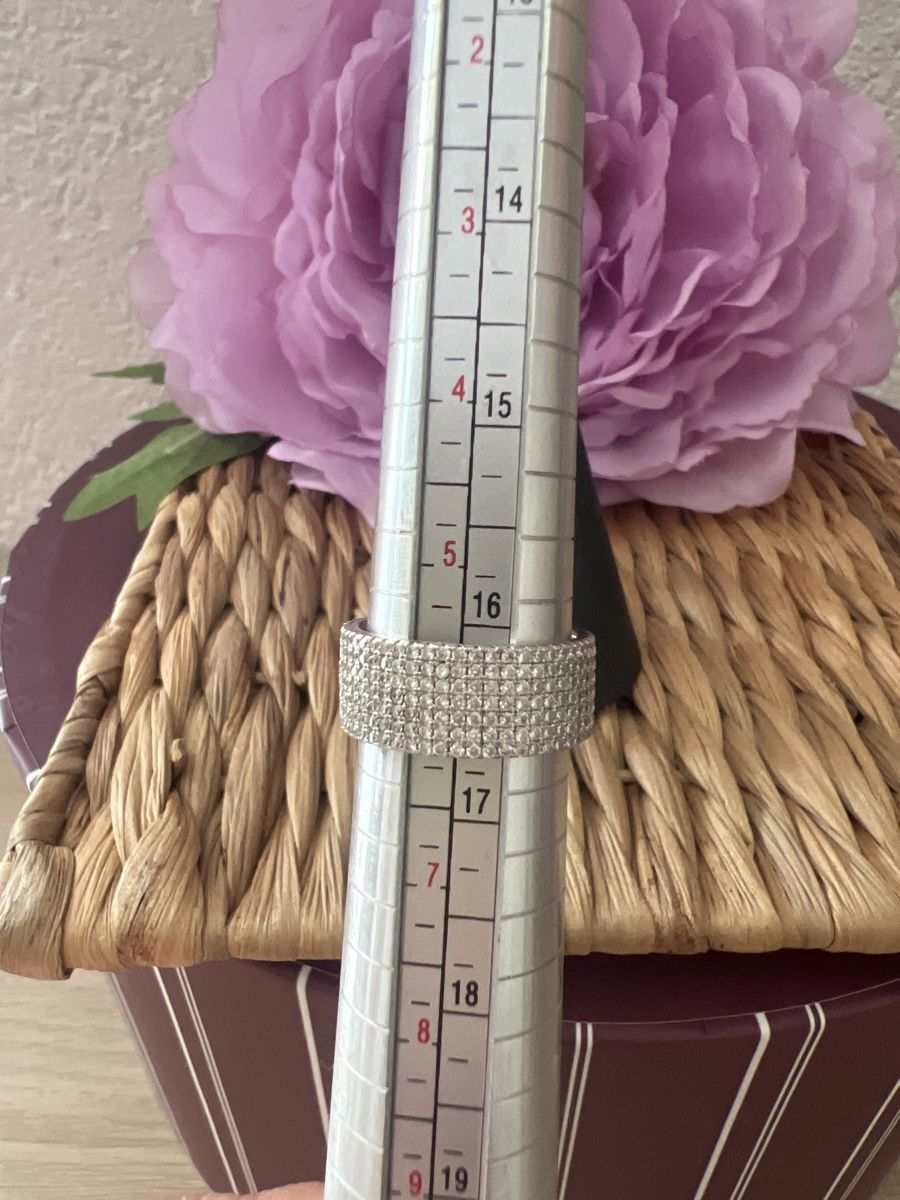Anelli: Funkelnder Silberring 925 mit Strasssteinen – Usato da Seon venduto da Sunny-Schmuck78 4