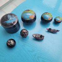 Boxen, Holz, Lack, Deko, Thailand, Sammlung