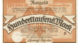 Dortmund 100000 Mark 01.08.1923 VZ-VZ+
