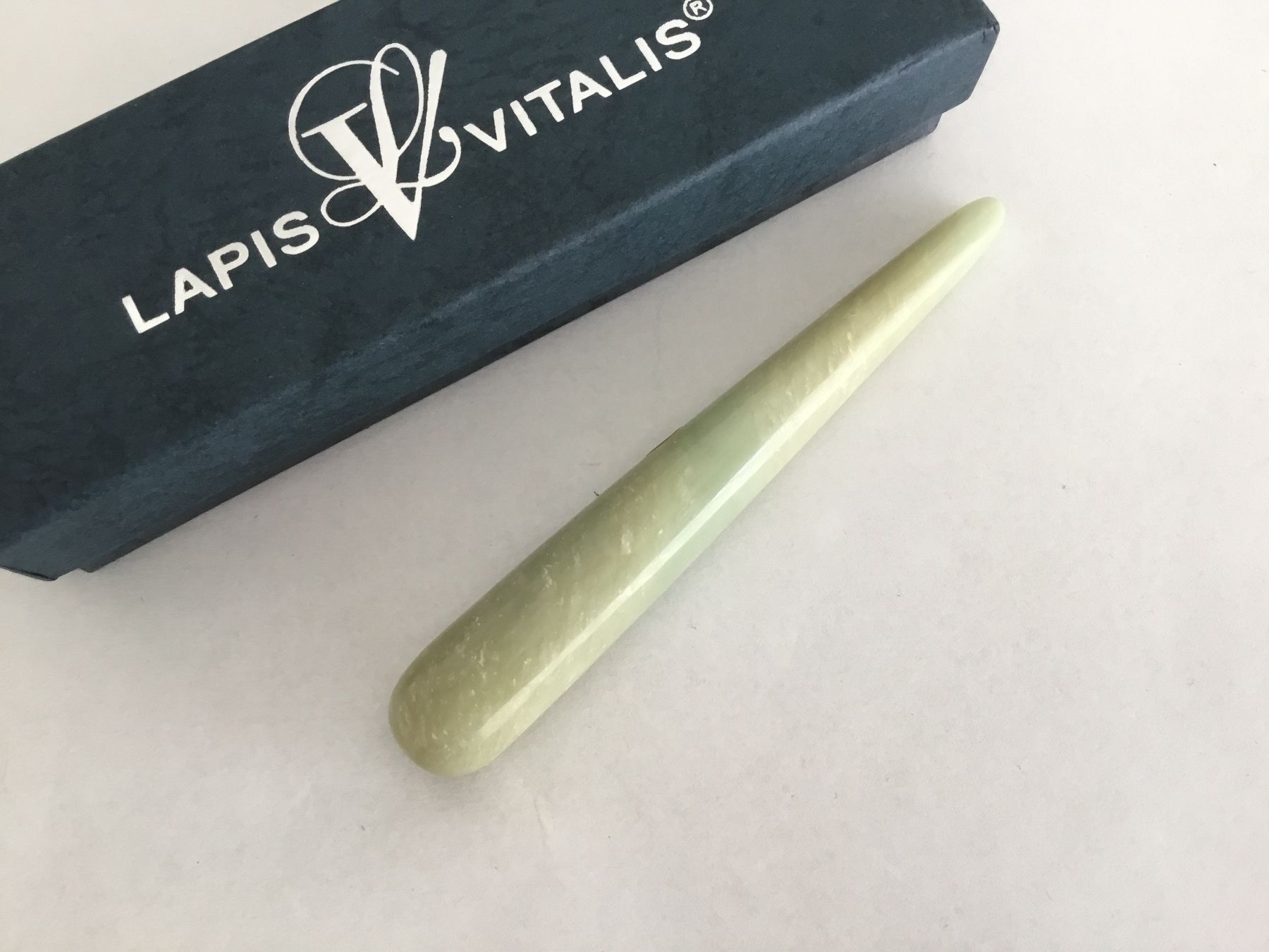 Minerali & Pietre curative: Massage Griffel Serpentin Heilstein – Nuovo e nell'imballaggio originale da Doppleschwand venduto da Fortuna5859 1