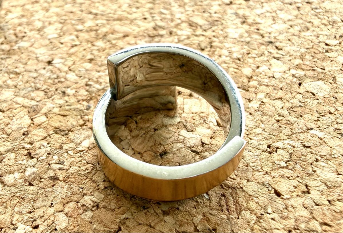 Calvin Klein Ringe: Calvin Klein Ring Gold/Silberfarben, 18 mm – Neu (gemäss Beschreibung) aus Amriswil von Apfelfreak