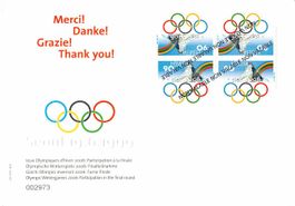 Briefmarkenentwurf SION 2006 + 4 weitere Belege!
