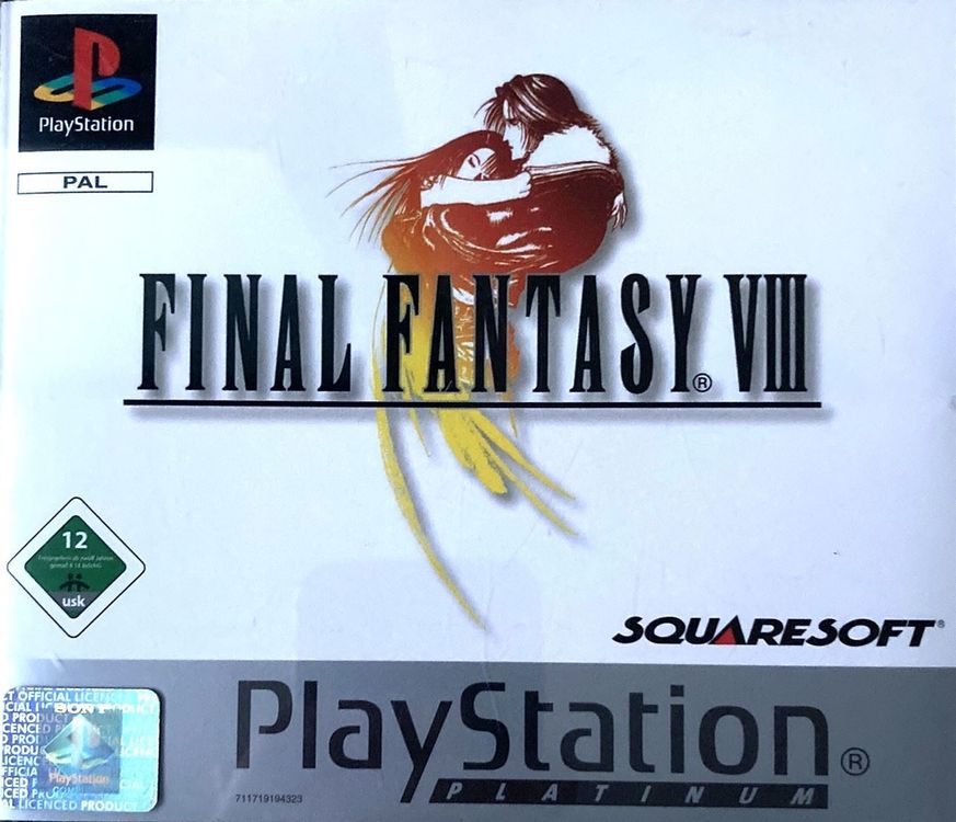Jeu Final Fantasy VIII PS1 - Version Française, Bon état, Boîtier Et Notice Inclus, Sony PlayStation 1