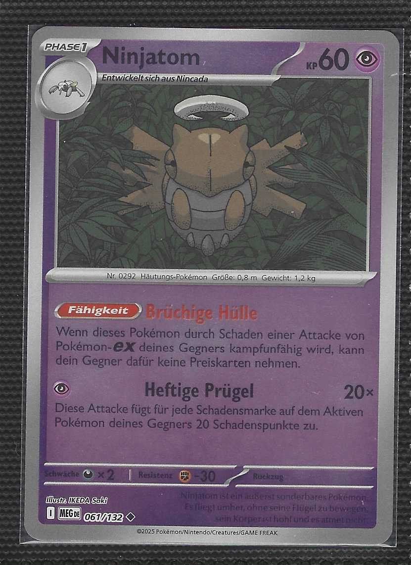 Pokémon Carte collezionabili: Pokémon Karte DE Mega-Entwicklung Ninjatom 061/132 – Nuovo (secondo la descrizione) da Beggingen venduto da Rafnex6