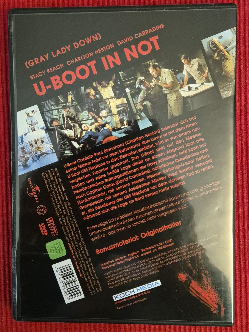 Tutti i DVDs: U-Boot in Not / Charlton Heston – Usato da Chur venduto da dluli 1