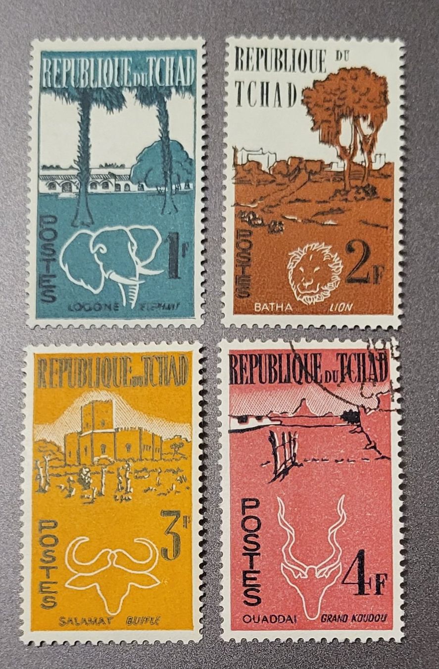 Tutti i francobolli: Tschad 1962 briefmarken – Usato da St Gallen venduto da Stampsalshobby