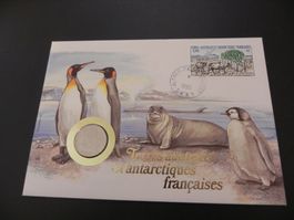 Münzbrief - 1980 - Terres australes françaises 1 Franc 1989