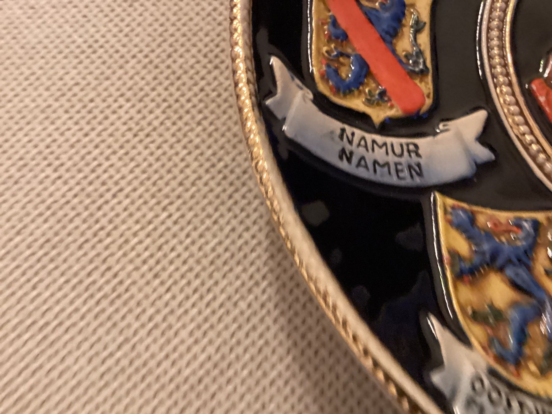 Tutte le decorazioni: Rare Assiette émaillée murale 9 Provinces Belges – Usato da Bursinel venduto da don_ccb9 3