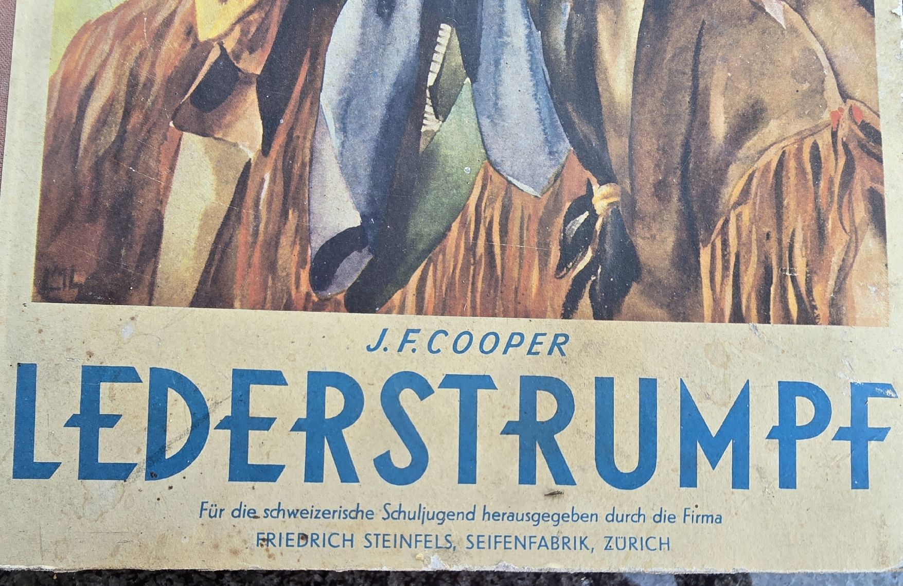 Panini Albums: J.F. Cooper Lederstrumpf  Friedrich Steinfelsseltene Panini – D'occasion à Walkringen par Vanuca 1