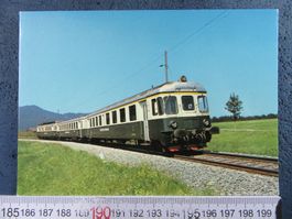 BAHN SCHWEIZ SOB 3-TEILIGE PENDELZUGKOMPO BDe4/4 bJ.1966 AK