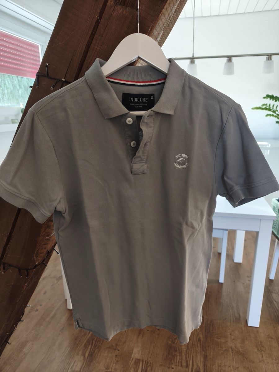 Polo-Shirts: Polohemd Indicode Herren, Grösse S, grau – Gebraucht aus Staufen von raphrow