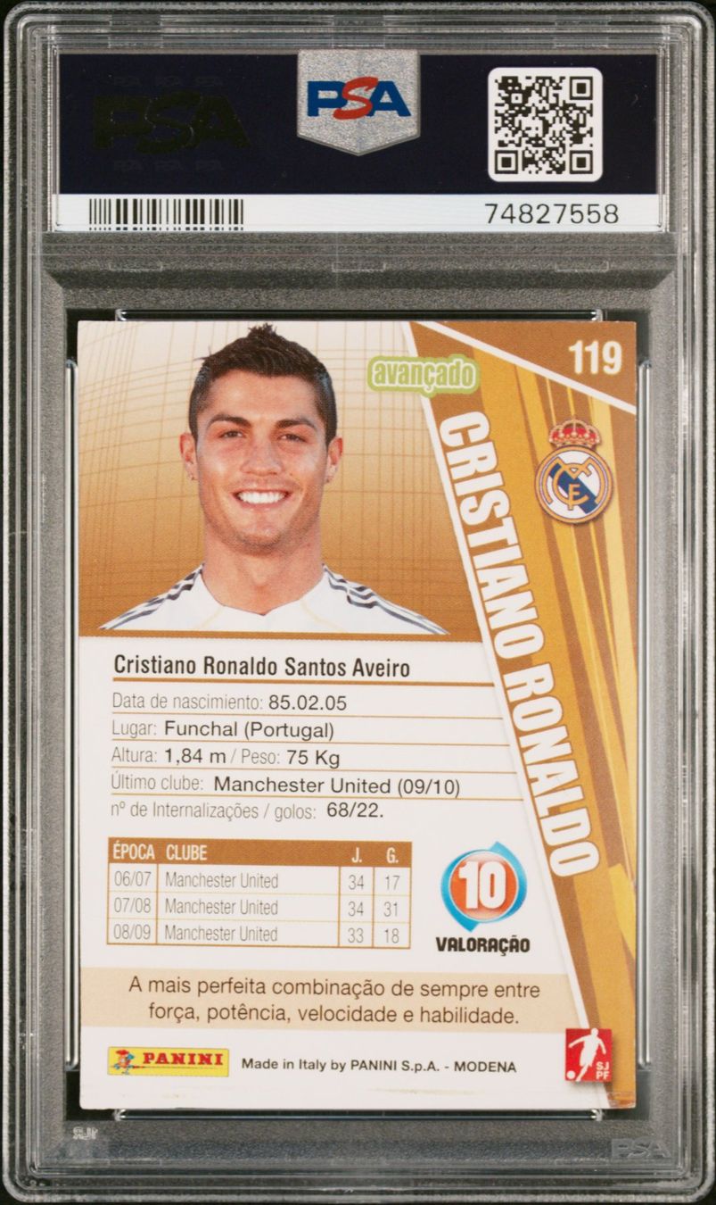 Panini Sammelbilder & Trading cards: 2009 PANINI MEGA CRAQUES CRISTIANO RONALDO PSA 8 – Neu (gemäss Beschreibung) aus St. Gallen von Matrix023 1