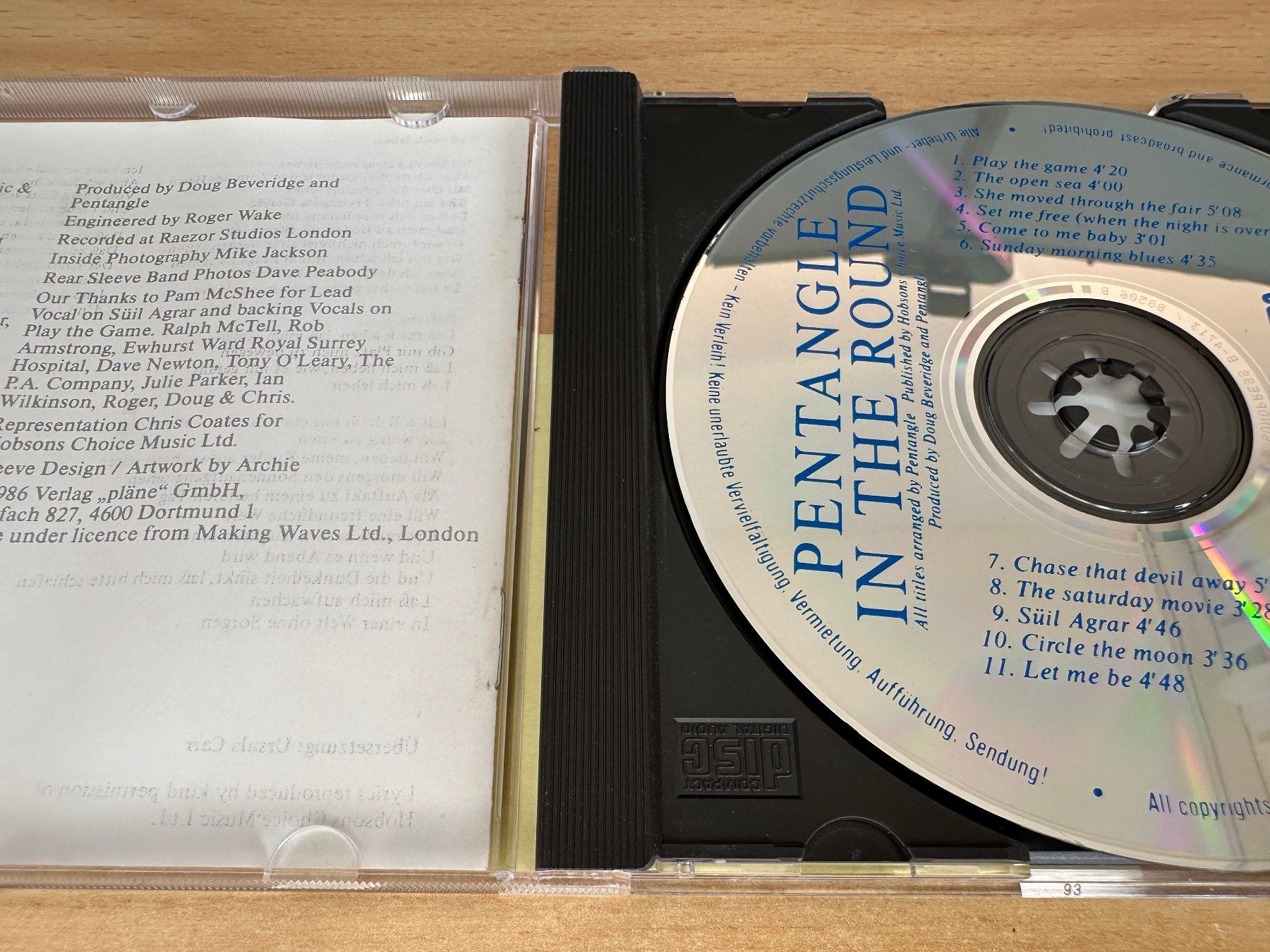 CD: Pentangle – In The Round – Usato da Rikon im Tösstal venduto da Alpenmutz 2