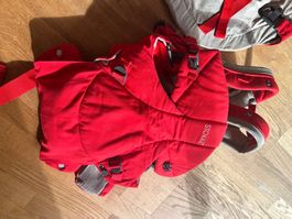 Stokke Babytrage rot gebraucht in gutem Zustand