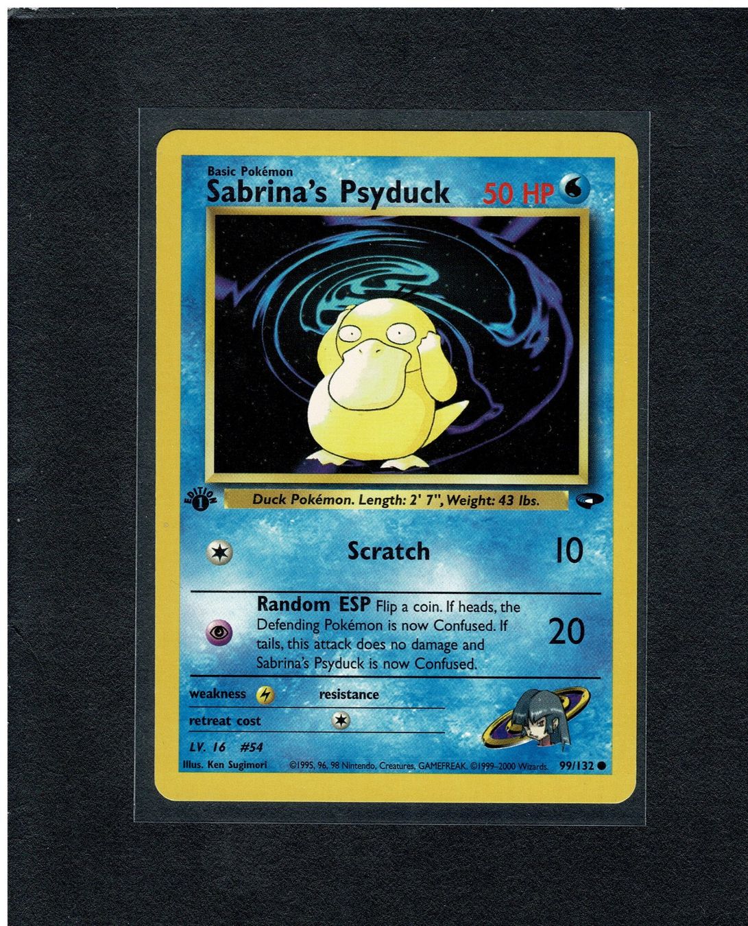 Pokémon Carte collezionabili: Sabrina's Psyduck- 1st Gym Challenge – Usato da Giubiasco venduto da rude01