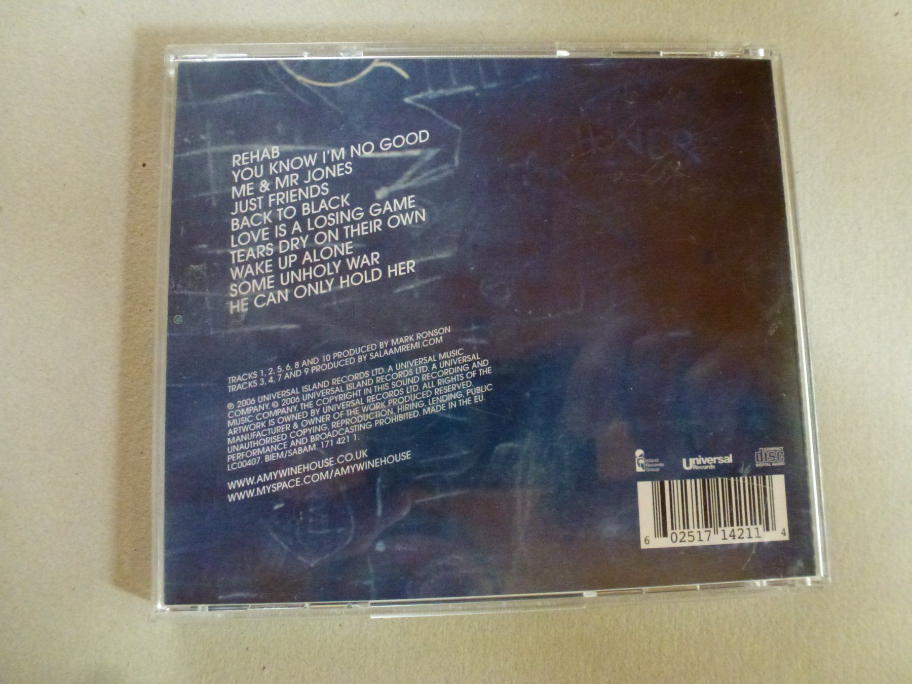 CDs: CD Amy Winehouse - Back to Black – Gebraucht aus Mühlrüti von Dadadachs 2