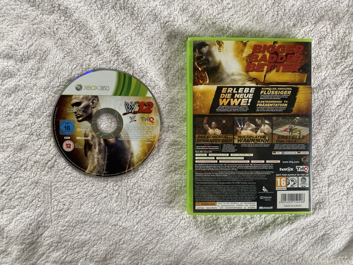 Microsoft Giochi: WWE 12 XBOX 360 – Usato da Reichenbach i. K. venduto da Daniel840 1