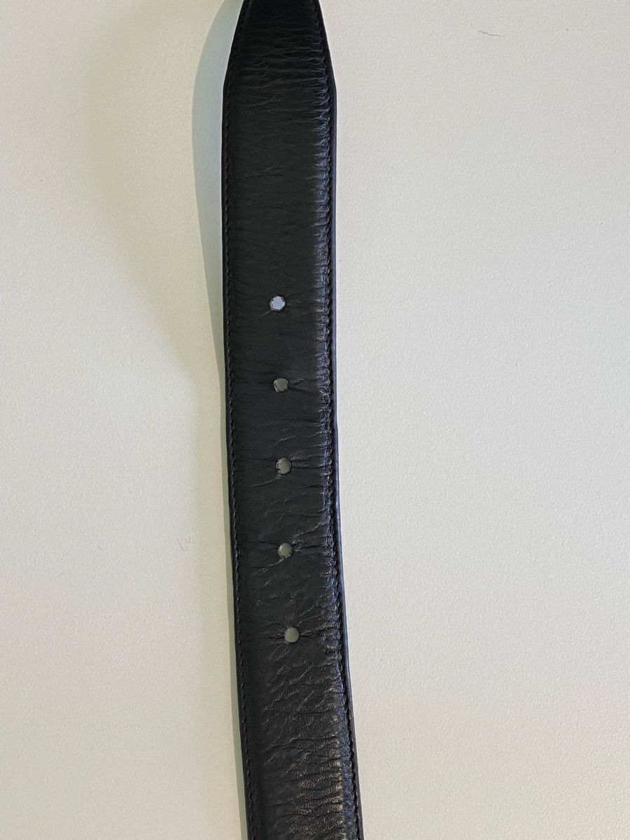 Cinture: Black Leather Belt – Usato da Eggersriet venduto da damian.hug 5