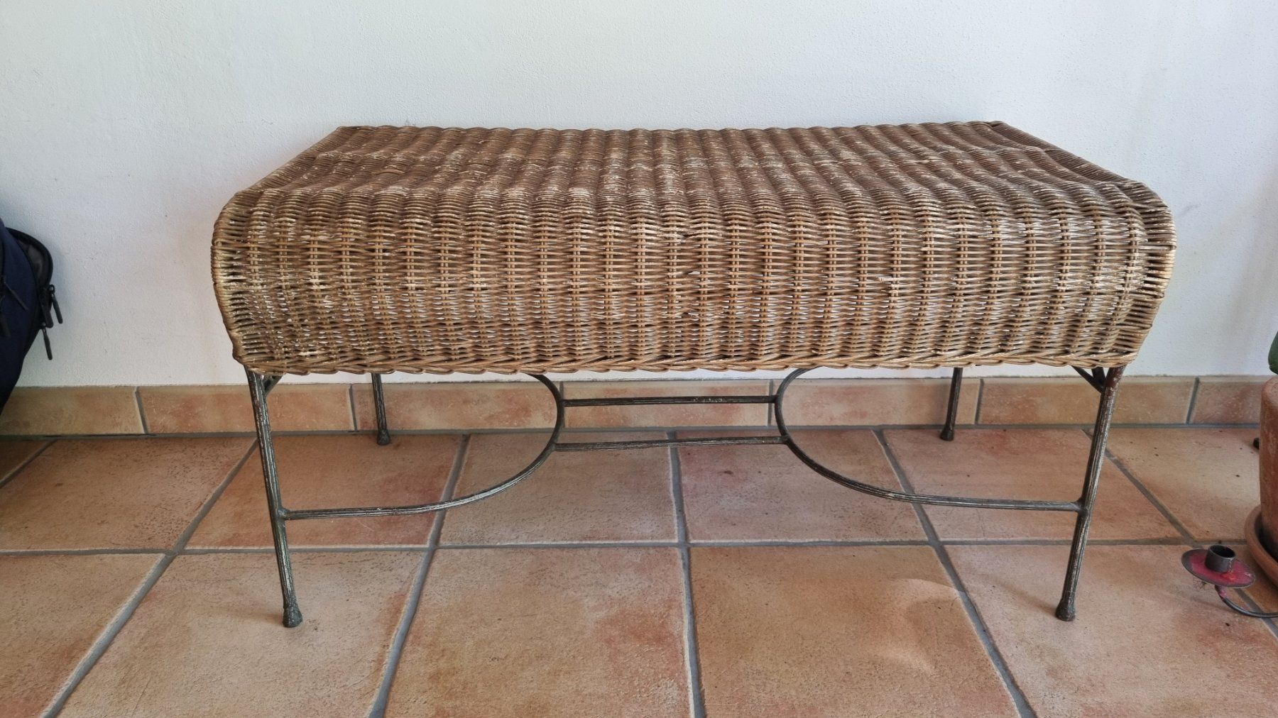 Tischset: Gartenmöbel Rattan Metall – Gebraucht aus Meilen von lisma29