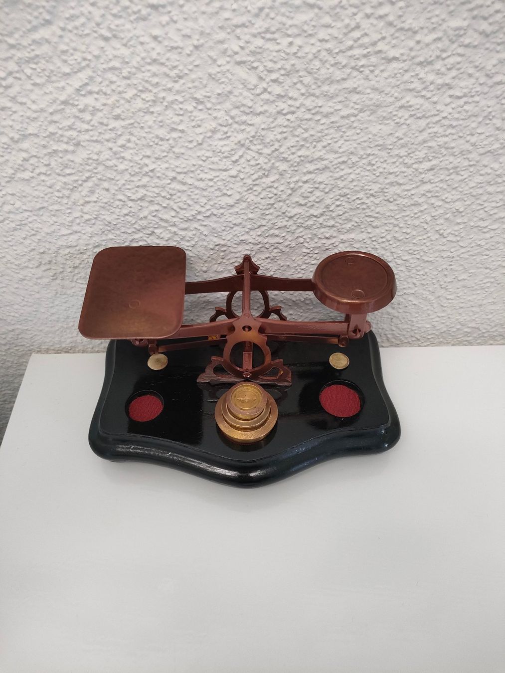 Altra tecnologia per ufficio: Nostalgische Messing Briefwaage mit Gewichten – Usato da Dietikon venduto da Tucumano1981 5