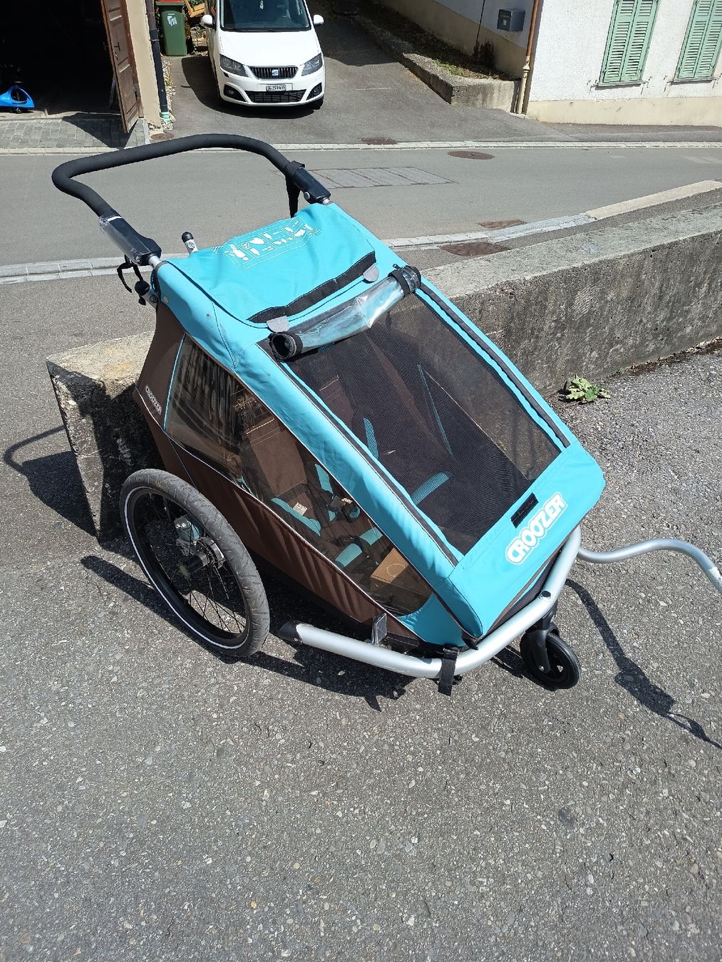 Croozer Rimorchi: Croozer Veloanhänger – Nuovo (secondo la descrizione) da berneck venduto da thomas052