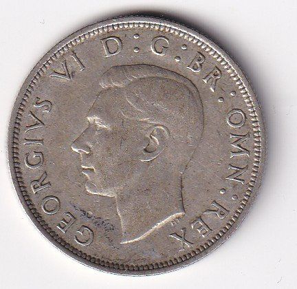 Alle Münzen: Grossbritanien half crown 1942 – Gebraucht aus Neuchâtel von karlpierrino 1