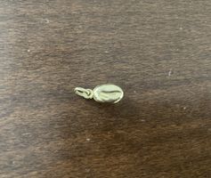 Gold Anhänger Kaffee Bohne 0.6 gr. 750er 1.7 cm f. Kette 18k