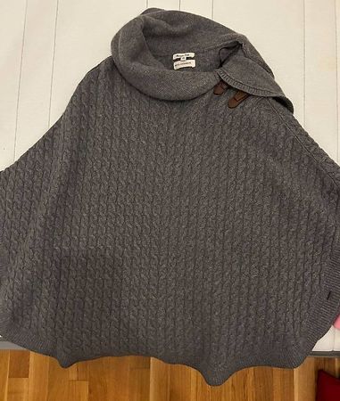 Poncho wolle cashmire