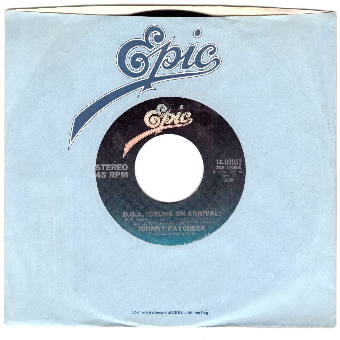 Vinyles: JOHNNY PAYCHECK – D'occasion à Bassersdorf par house-of-vinyl