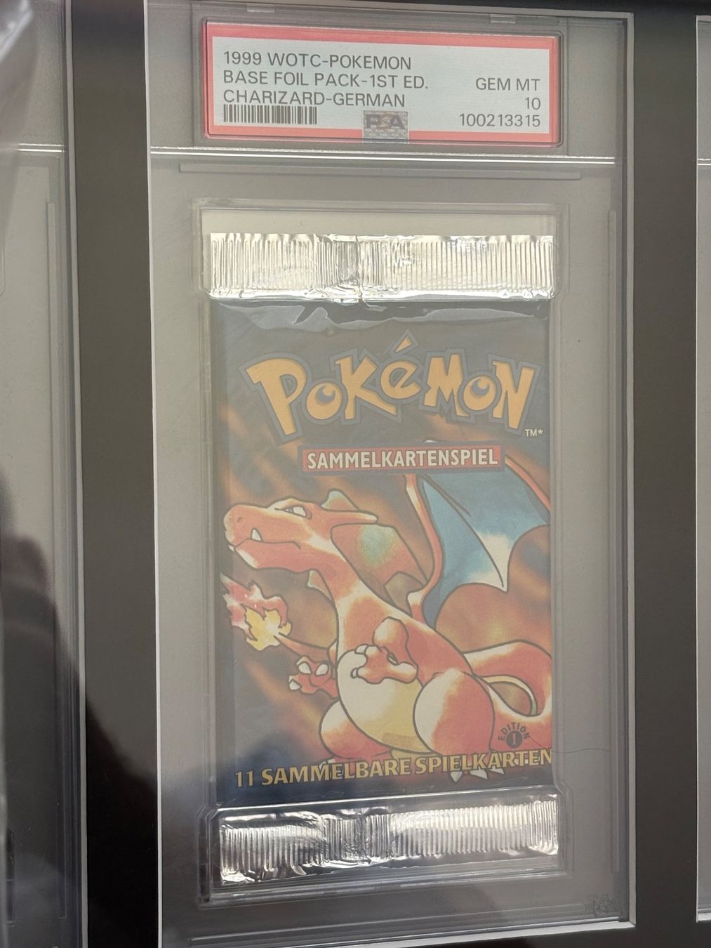 Pokémon Sammelbilder & Trading cards: Pokemon PSA 10 Glurak Booster mit Rahmen – Neu und originalverpackt aus Buchs AG von Troja14 2
