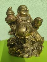 Buddha, Glücksbuddha Messing, Buddha Skulptur