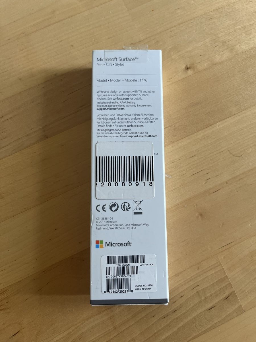 Microsoft Stifte & Marker: Microsoft Surface Pen Stift Modell 1776 wie neu – Neu (gemäss Beschreibung) aus Basel von tschifteli 1
