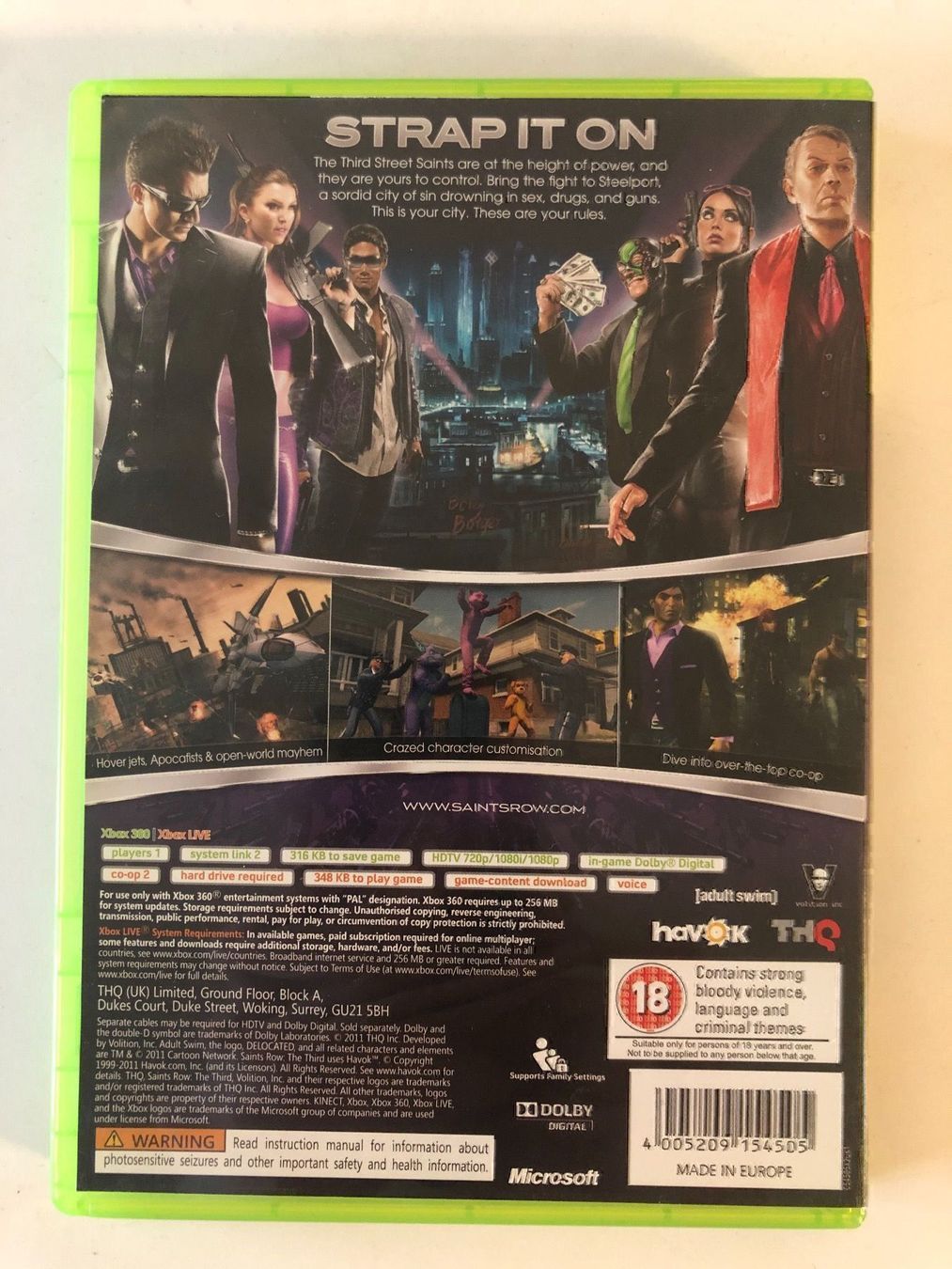 Microsoft Spiele: Saints Row The Third für Xbox 360 – Gebraucht aus Kestenholz von Mad18 1